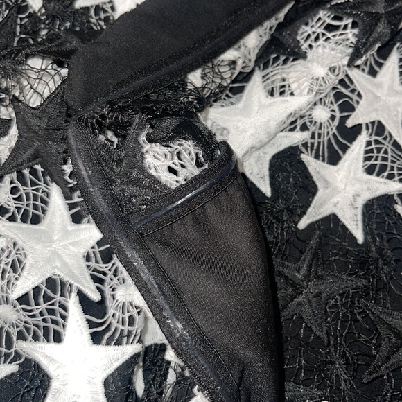 NO LONGER LOVERS STAR DRESS ASILIO INSPIRED BLACK AND WHITE STAR DRESS Size M - Picture 12 of 16